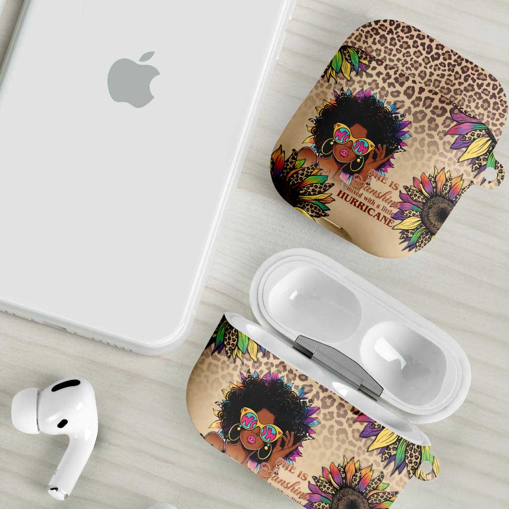 Black Her Story Sunshine Hurricane AirPods Case Empowered Black Woman - African Pride