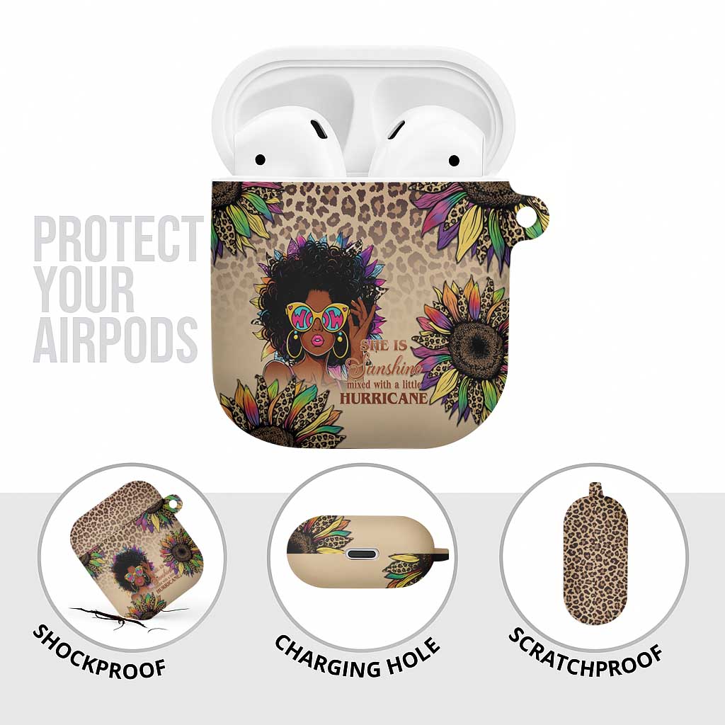 Black Her Story Sunshine Hurricane AirPods Case Empowered Black Woman - African Pride