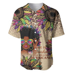 Black Her Story Sunshine Hurricane Baseball Jersey Empowered Black Woman - African Pride