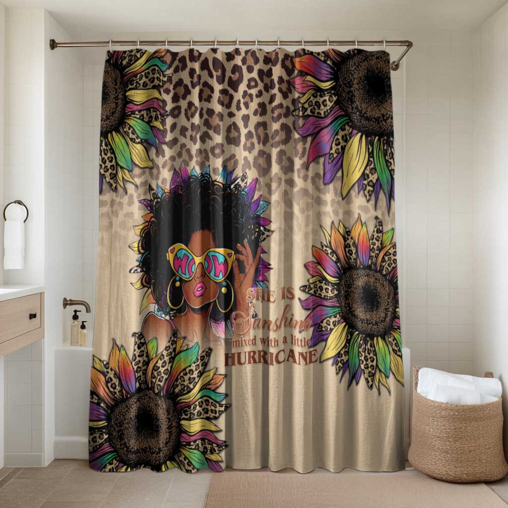 Black Her Story Sunshine Hurricane Bathroom Set Empowered Black Woman - African Pride