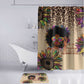 Black Her Story Sunshine Hurricane Bathroom Set Empowered Black Woman - African Pride