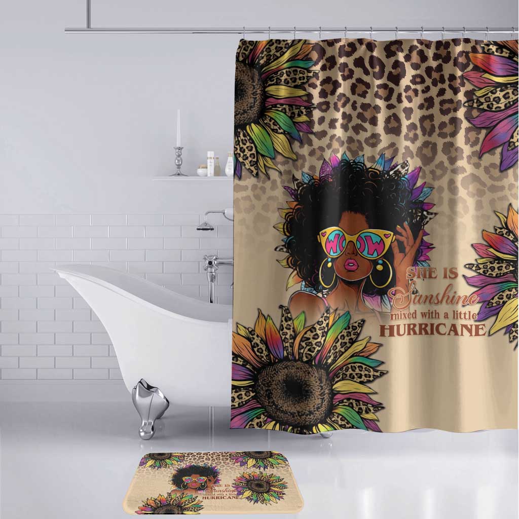 Black Her Story Sunshine Hurricane Bathroom Set Empowered Black Woman - African Pride