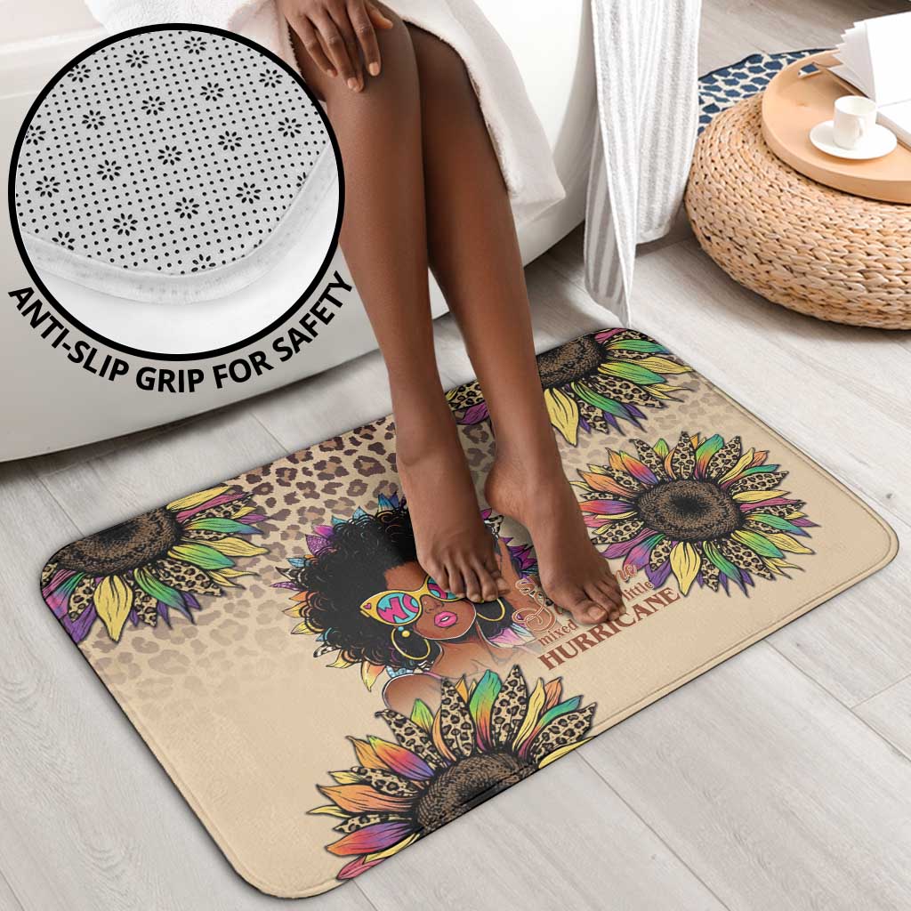 Black Her Story Sunshine Hurricane Bathroom Set Empowered Black Woman - African Pride