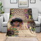 Black Her Story Sunshine Hurricane Blanket Empowered Black Woman - African Pride
