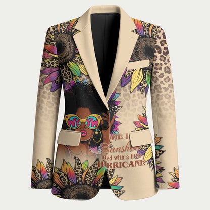 Black Her Story Sunshine Hurricane Blazer Empowered Black Woman - African Pride