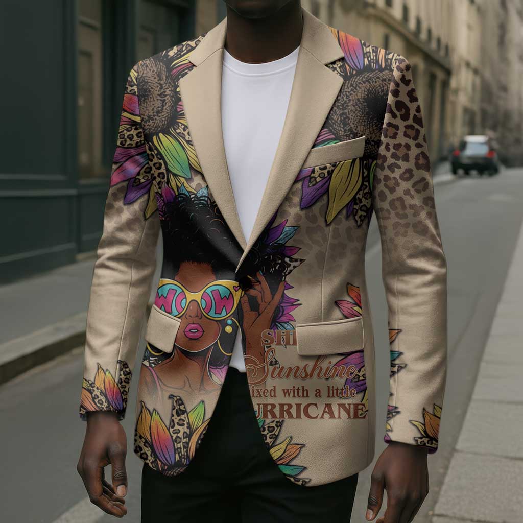 Black Her Story Sunshine Hurricane Blazer Empowered Black Woman - African Pride