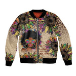 Black Her Story Sunshine Hurricane Bomber Jacket Empowered Black Woman - African Pride