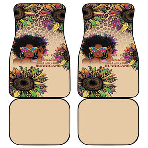 Black Her Story Sunshine Hurricane Car Mats Empowered Black Woman - African Pride