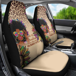 Black Her Story Sunshine Hurricane Car Seat Cover Empowered Black Woman - African Pride