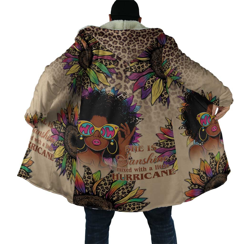 Black Her Story Sunshine Hurricane Cloak Empowered Black Woman - African Pride