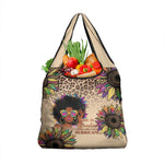 Black Her Story Sunshine Hurricane Grocery Bag Empowered Black Woman - African Pride