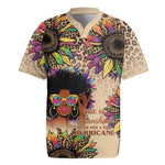 Black Her Story Sunshine Hurricane Rugby Jersey Empowered Black Woman - African Pride