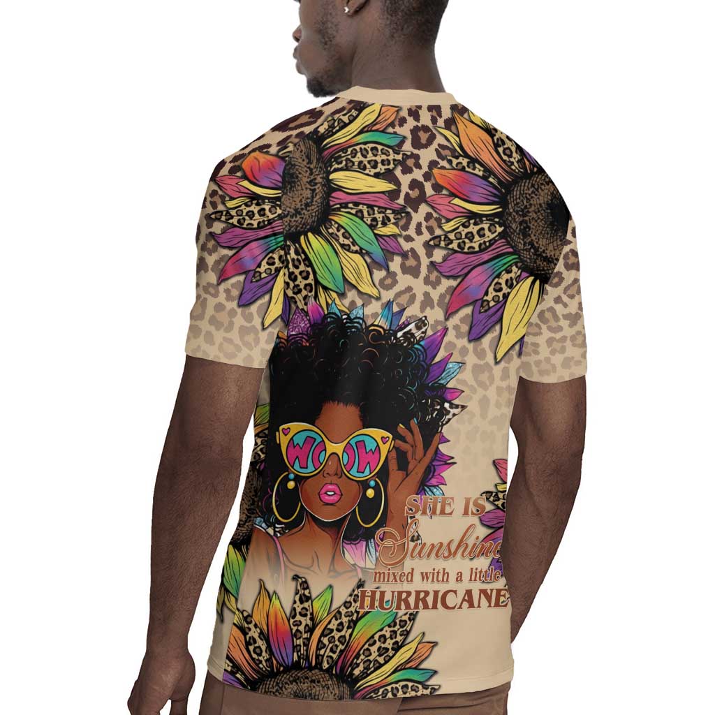 Black Her Story Sunshine Hurricane Rugby Jersey Empowered Black Woman - African Pride