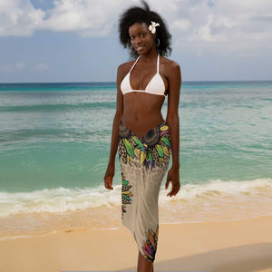 Black Her Story Sunshine Hurricane Sarong Empowered Black Woman - African Pride