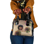 Black Her Story Sunshine Hurricane Shoulder Handbag Empowered Black Woman - African Pride