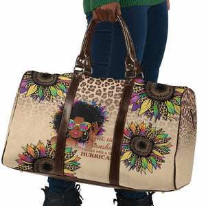 Black Her Story Sunshine Hurricane Travel Bag Empowered Black Woman - African Pride