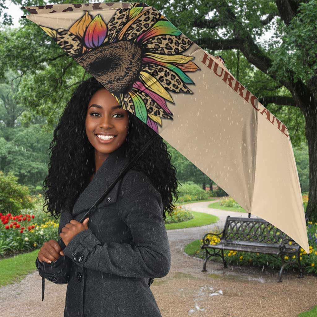 Black Her Story Sunshine Hurricane Umbrella Empowered Black Woman - African Pride