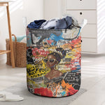 Black Her Story Graffiti Queen Laundry Basket Black Woman Empowerment - African Pride