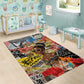 Black Her Story Graffiti Queen Area Rug Black Woman Empowerment - African Pride