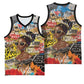Black Her Story Graffiti Queen Basketball Jersey Black Woman Empowerment - African Pride