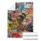 Black Her Story Graffiti Queen Blanket Black Woman Empowerment - African Pride