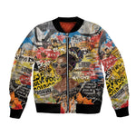 Black Her Story Graffiti Queen Bomber Jacket Black Woman Empowerment - African Pride