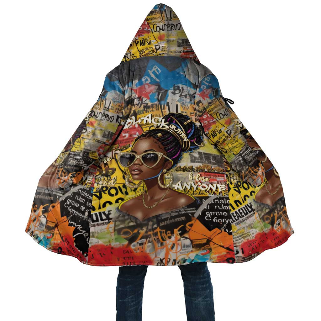 Black Her Story Graffiti Queen Cloak Black Woman Empowerment - African Pride