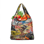 Black Her Story Graffiti Queen Grocery Bag Black Woman Empowerment - African Pride