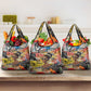 Black Her Story Graffiti Queen Grocery Bag Black Woman Empowerment - African Pride