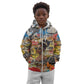 Black Her Story Graffiti Queen Kid Hoodie Black Woman Empowerment - African Pride