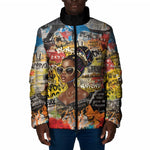 Black Her Story Graffiti Queen Padded Jacket Black Woman Empowerment - African Pride