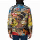 Black Her Story Graffiti Queen Padded Jacket Black Woman Empowerment - African Pride