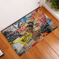 Black Her Story Graffiti Queen Rubber Doormat Black Woman Empowerment - African Pride