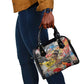 Black Her Story Graffiti Queen Shoulder Handbag Black Woman Empowerment - African Pride