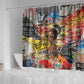 Black Her Story Graffiti Queen Shower Curtain Black Woman Empowerment - African Pride