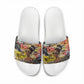 Black Her Story Graffiti Queen Slide Sandals Black Woman Empowerment - African Pride