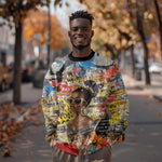 Black Her Story Graffiti Queen Sweatshirt Black Woman Empowerment - African Pride