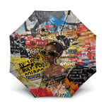 Black Her Story Graffiti Queen Umbrella Black Woman Empowerment - African Pride