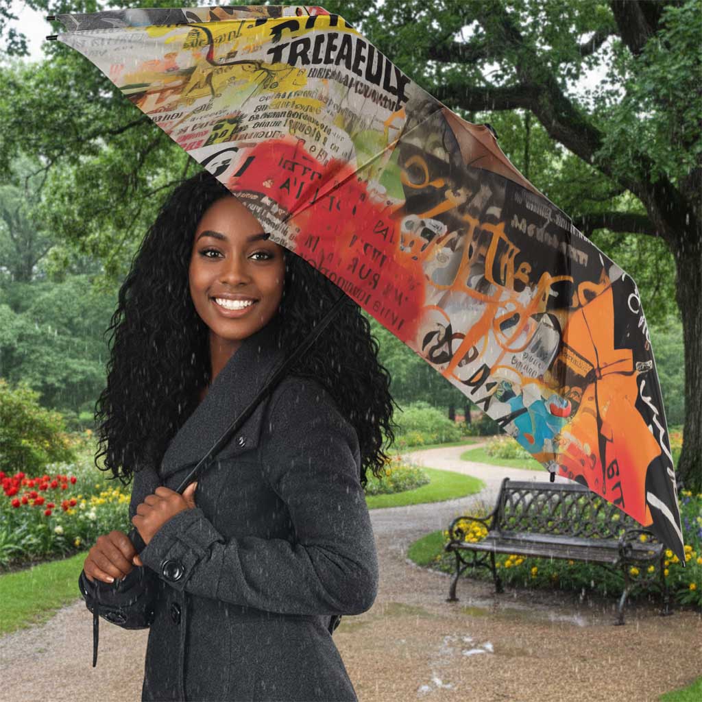 Black Her Story Graffiti Queen Umbrella Black Woman Empowerment - African Pride