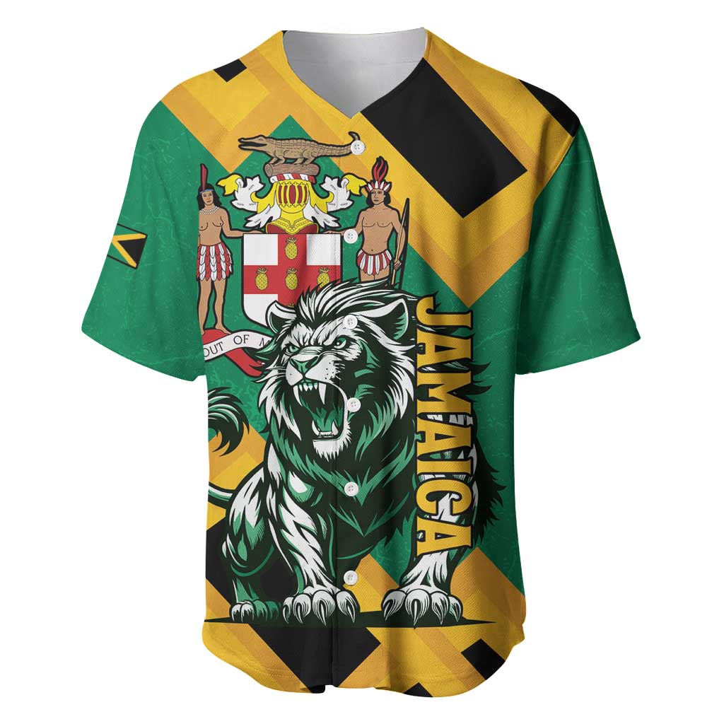 Jumieka Baseball Jersey Lion With Coat Of Arms