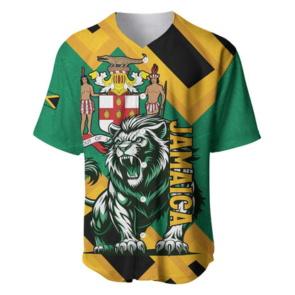 Jumieka Baseball Jersey Lion With Coat Of Arms