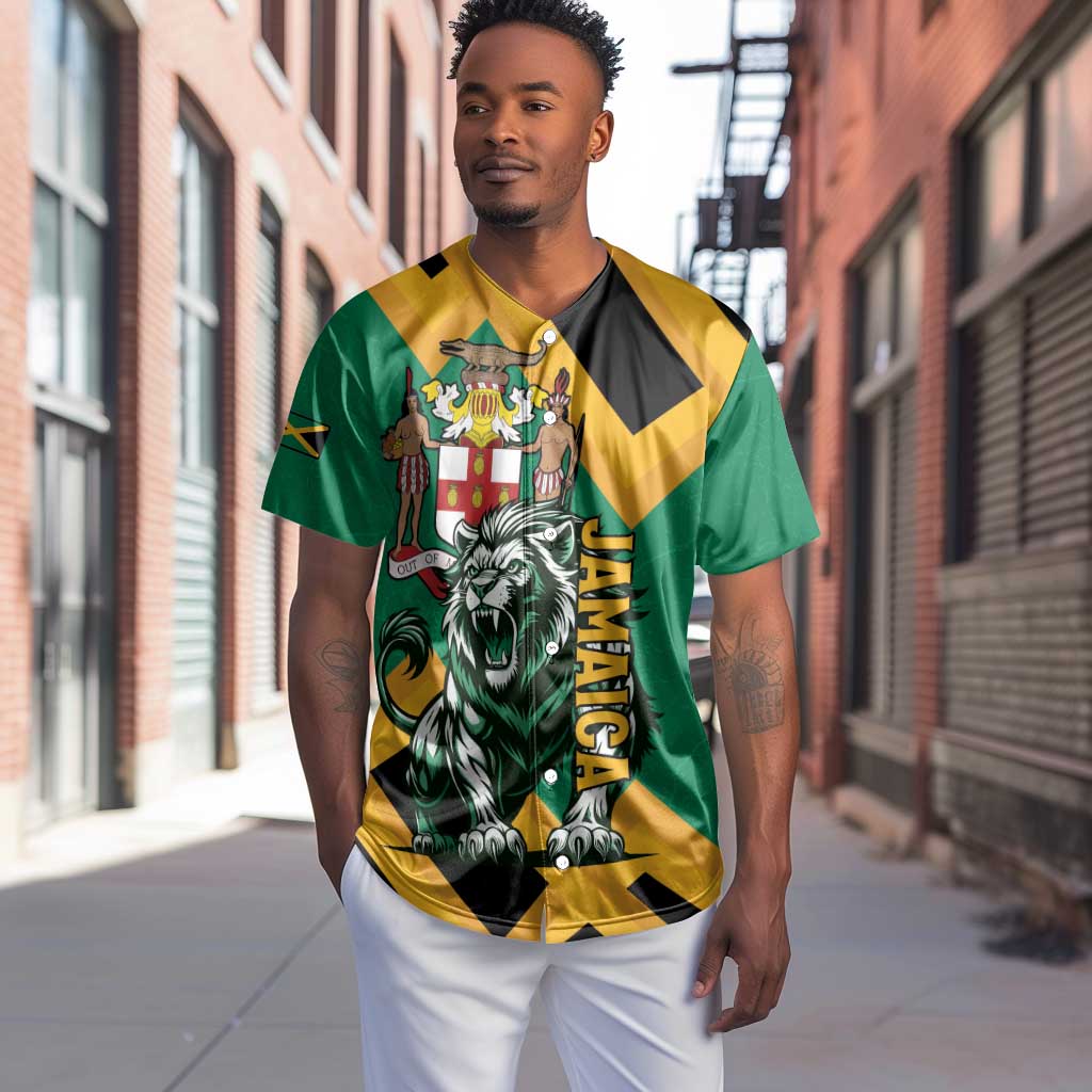 Jumieka Baseball Jersey Lion With Coat Of Arms