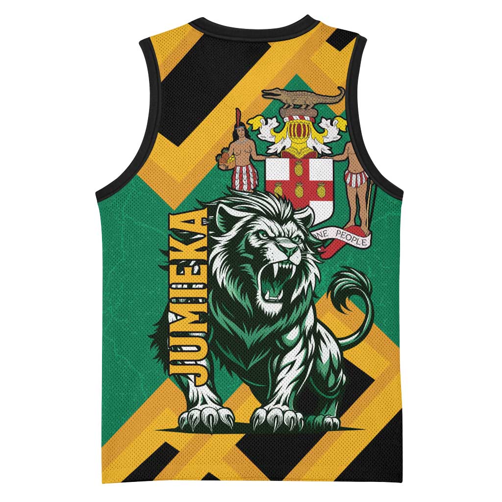 Jumieka Basketball Jersey Lion With Coat Of Arms LT15