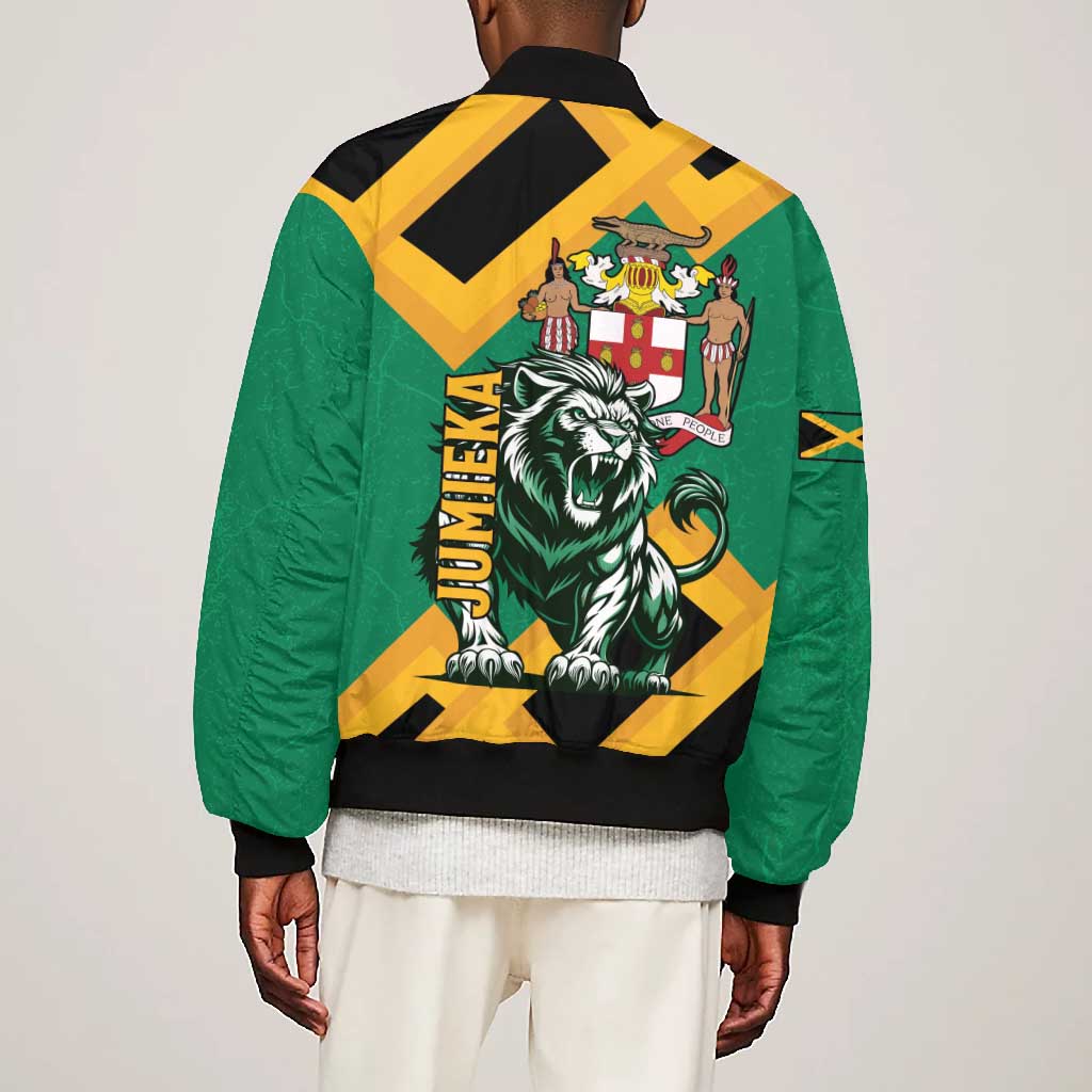 Jumieka Bomber Jacket Lion With Coat Of Arms