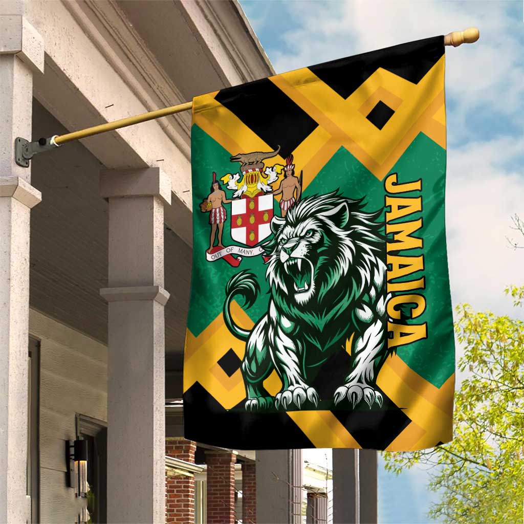 Jumieka Garden Flag Lion With Coat Of Arms