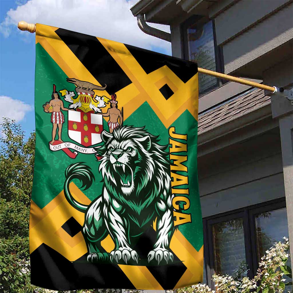 Jumieka Garden Flag Lion With Coat Of Arms