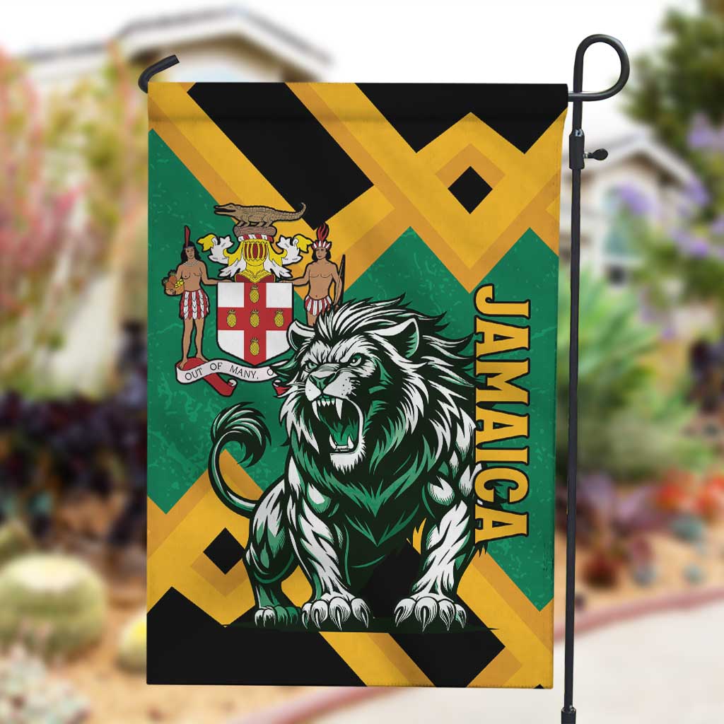 Jumieka Garden Flag Lion With Coat Of Arms