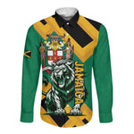 Jumieka Long Sleeve Button Shirt Lion With Coat Of Arms