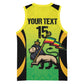 Custom Jamaica Football Basketball Jersey Go Champions LT15