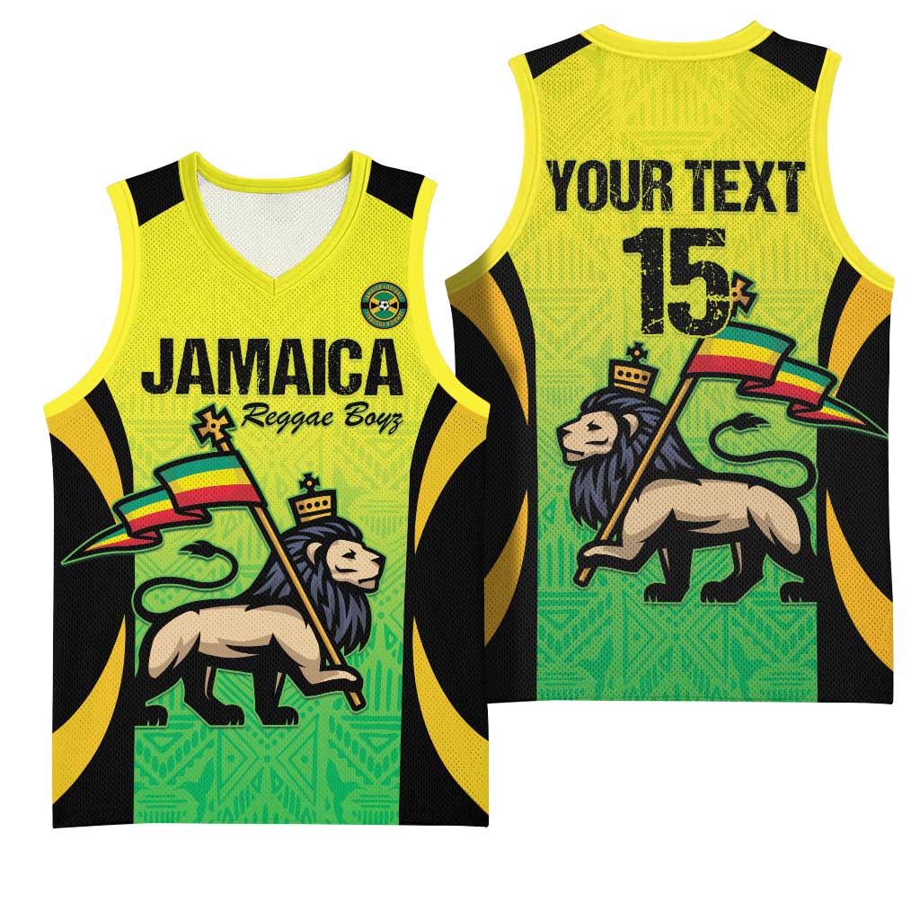 Custom Jamaica Football Basketball Jersey Go Champions LT15